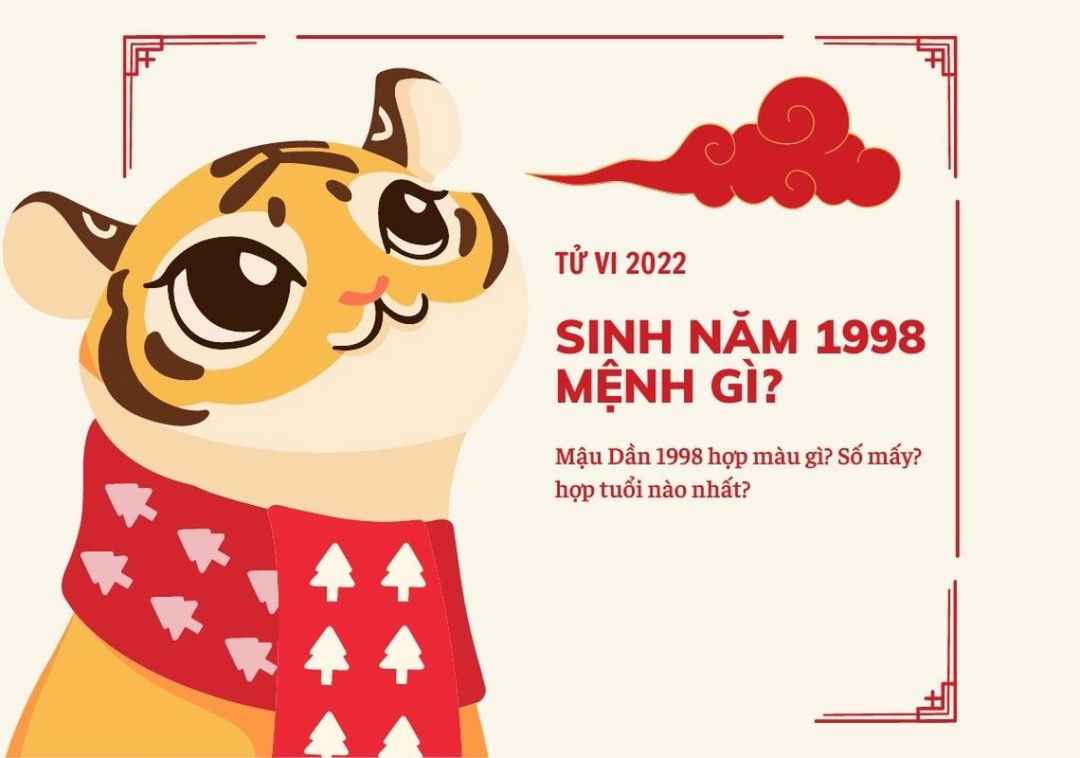 Người cầm tinh con  hổ 1998 mệnh gì là câu hỏi cực phổ biến