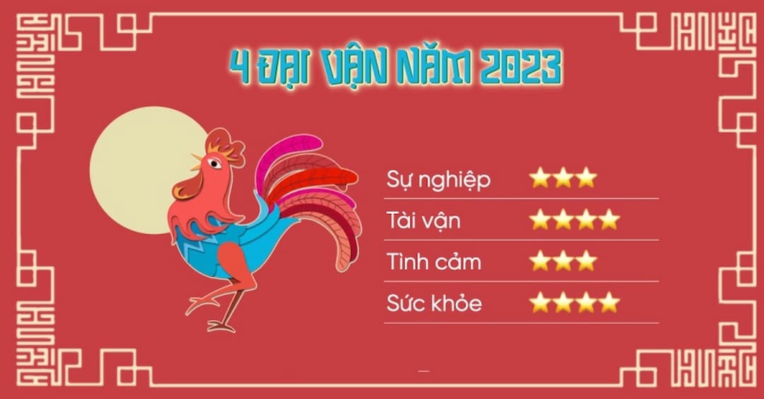 Tử vi năm 2023 từng tuổi Dậu