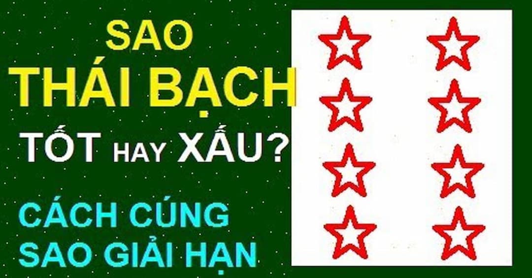 Những điều xui xẻo mà sao thái bạch mang đến